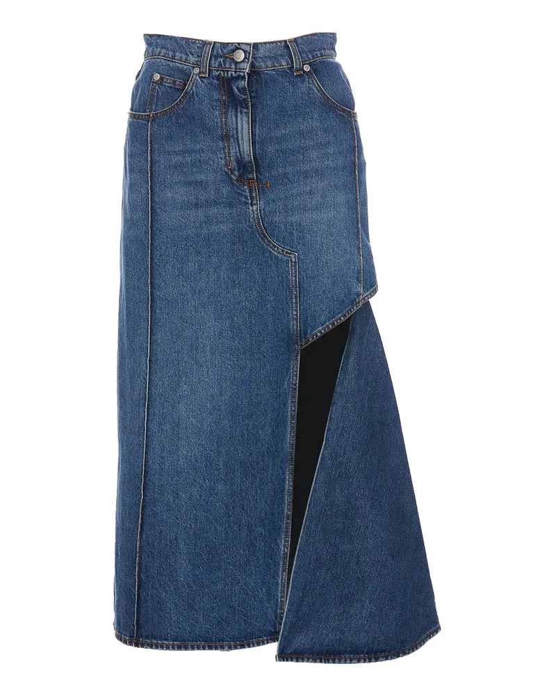 Alexander McQueen Midirock - Blau Blau