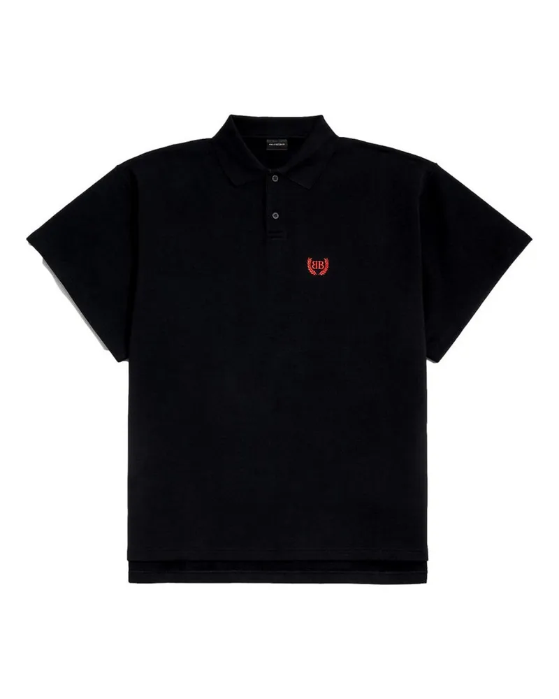 Balenciaga Poloshirt - Schwarz Schwarz