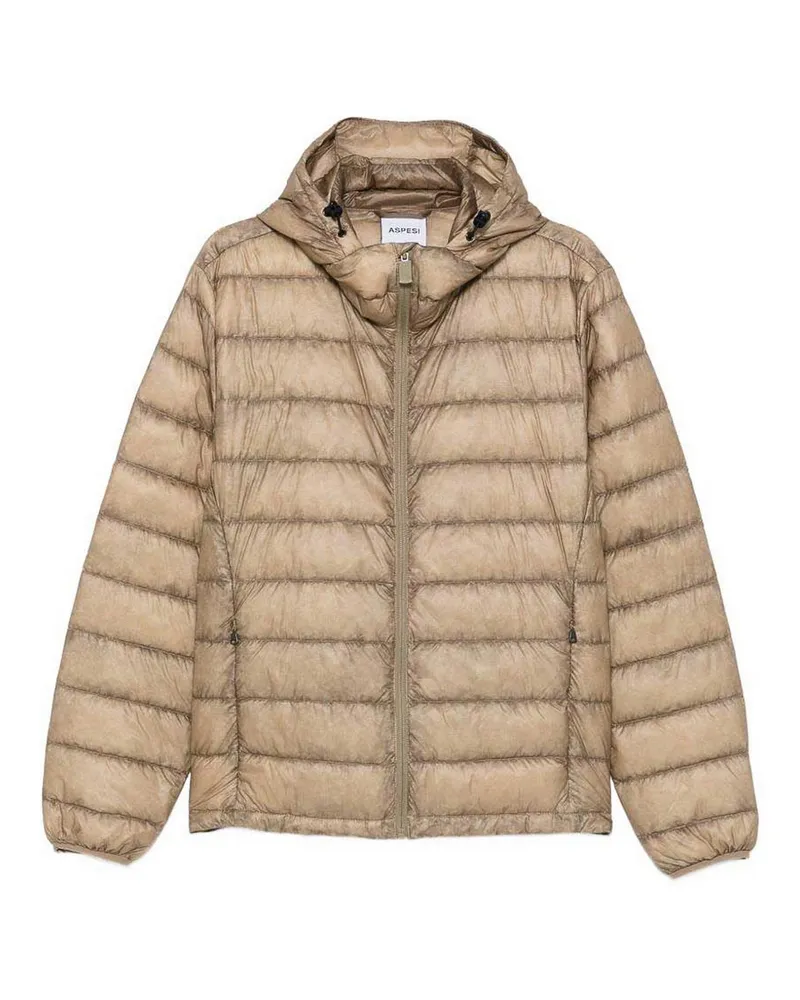 ASPESI Kurzer Mantel - Beige Beige