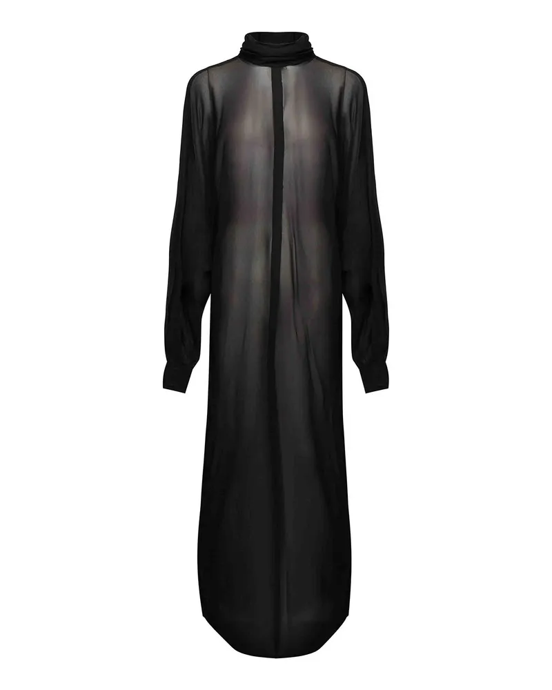 NINEMINUTES Maxikleid - Schwarz Schwarz