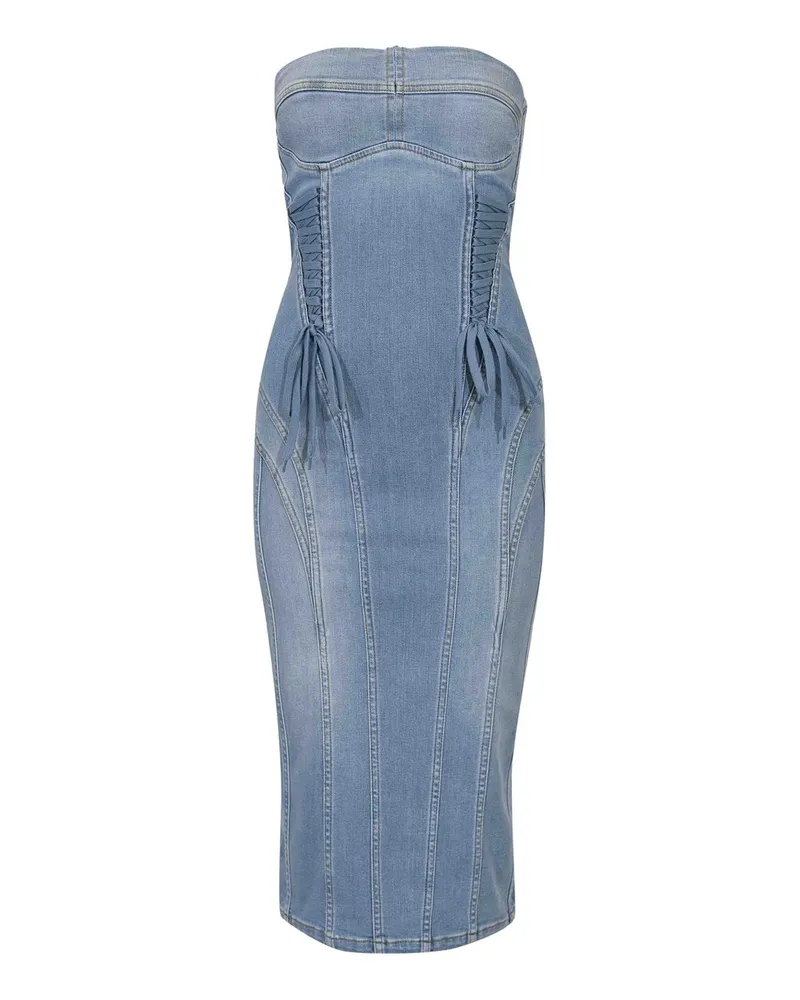 Elisabetta Franchi Knielanges Kleid - Blau Blau