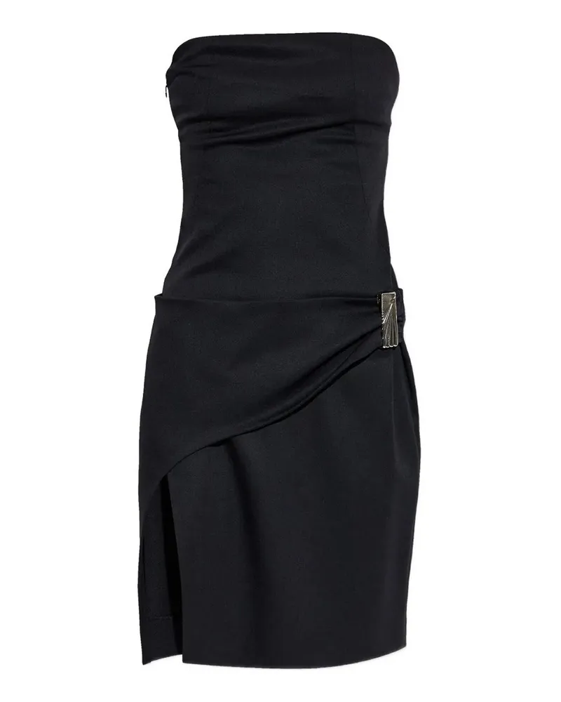 ATTICO Knielanges Kleid - Schwarz Schwarz