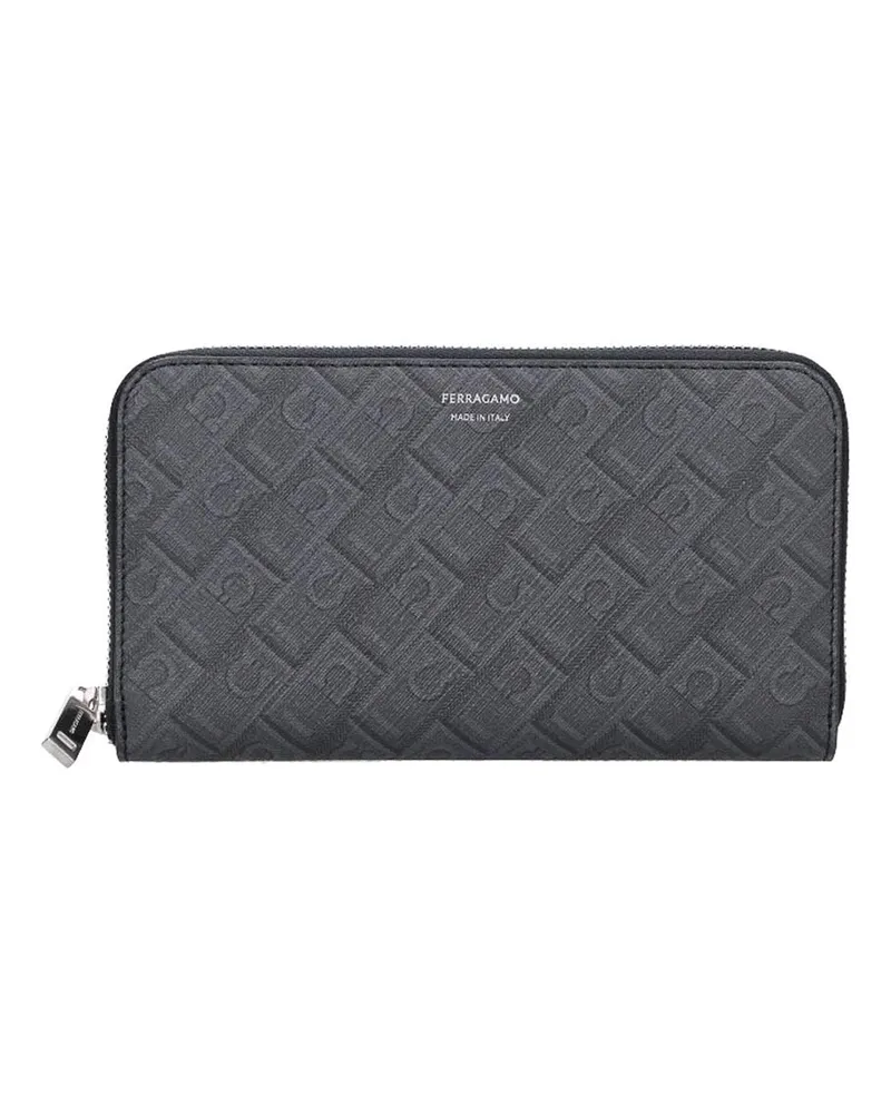 Ferragamo Portemonnaie - Schwarz Schwarz