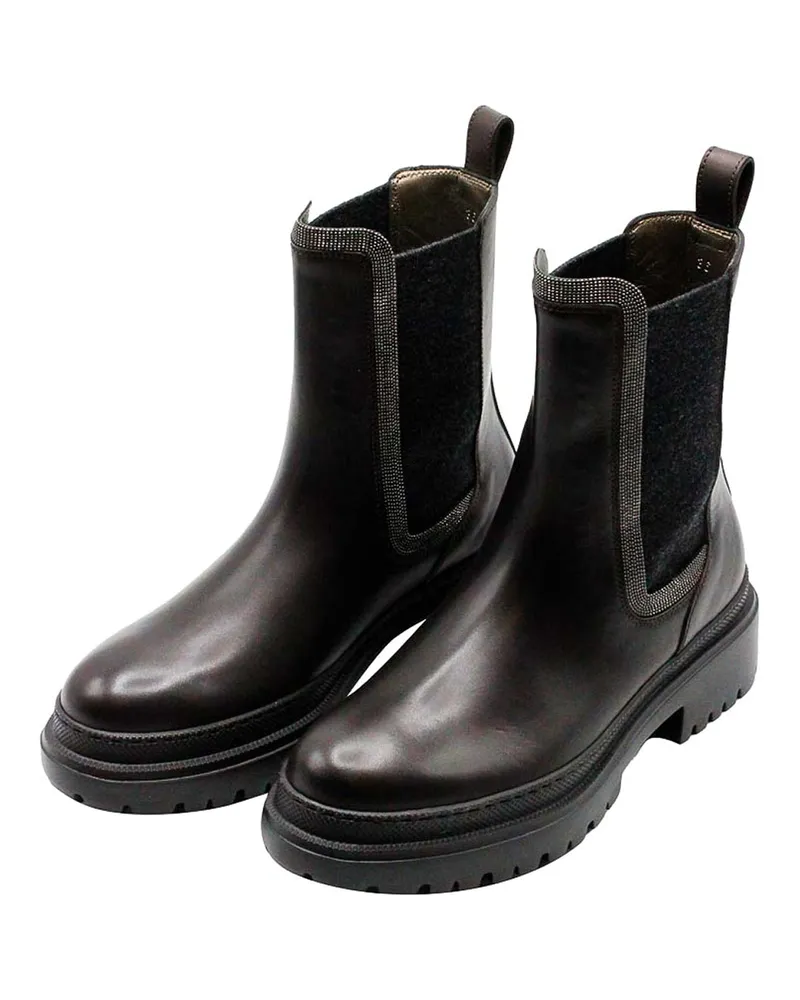 Brunello Cucinelli Stiefel - Braun Braun