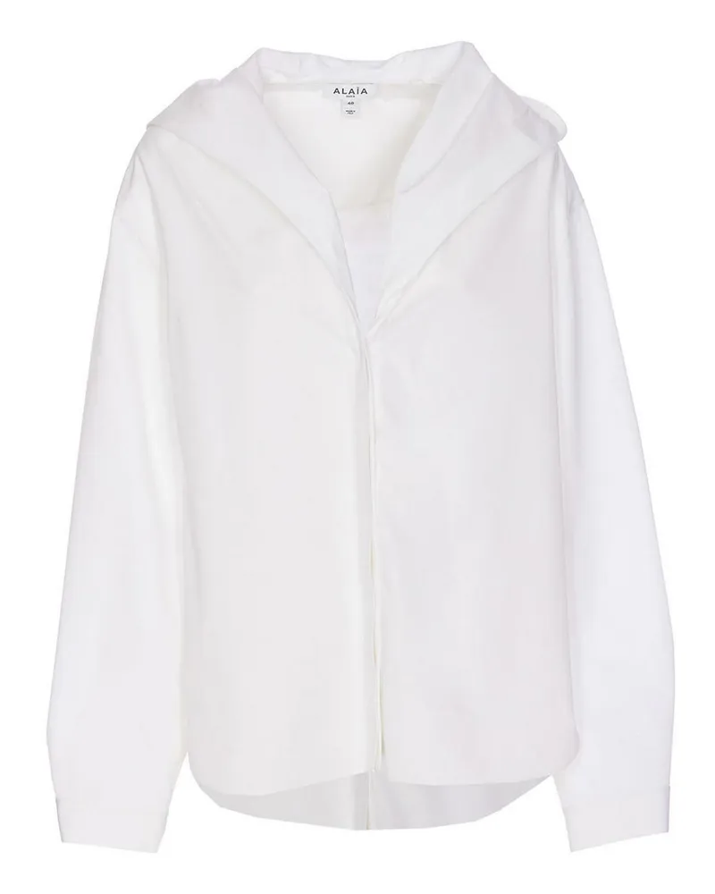 Alaïa Hemd - Weiß Weiß