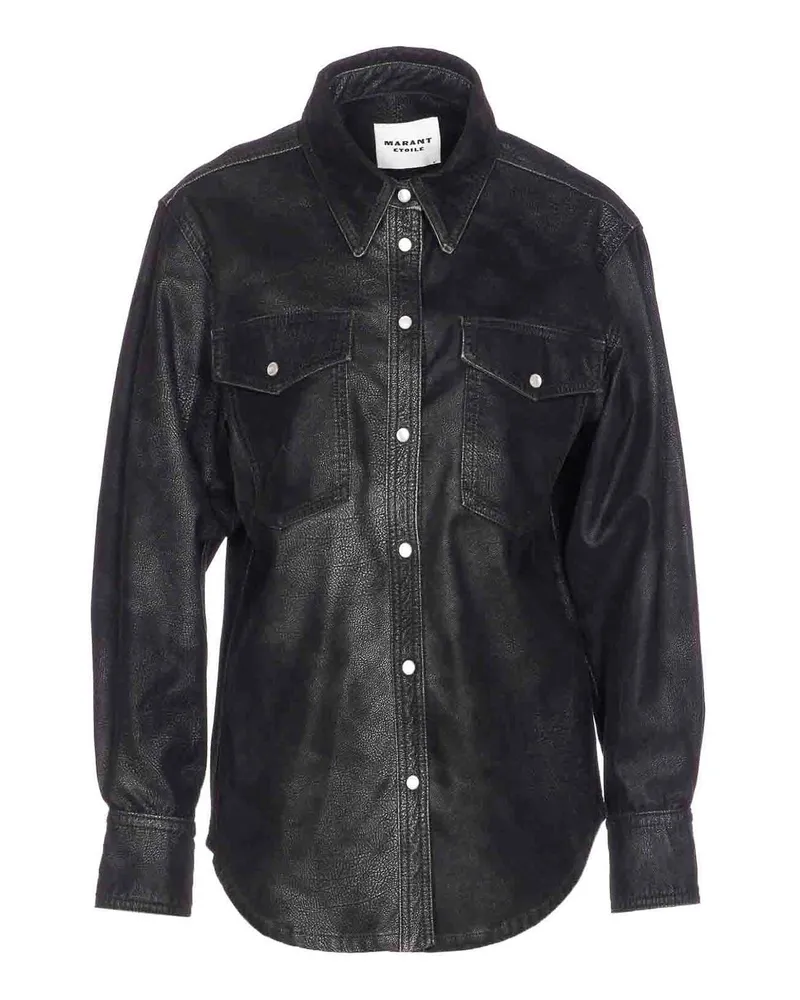 Étoile Isabel Marant Hemd - Schwarz Schwarz