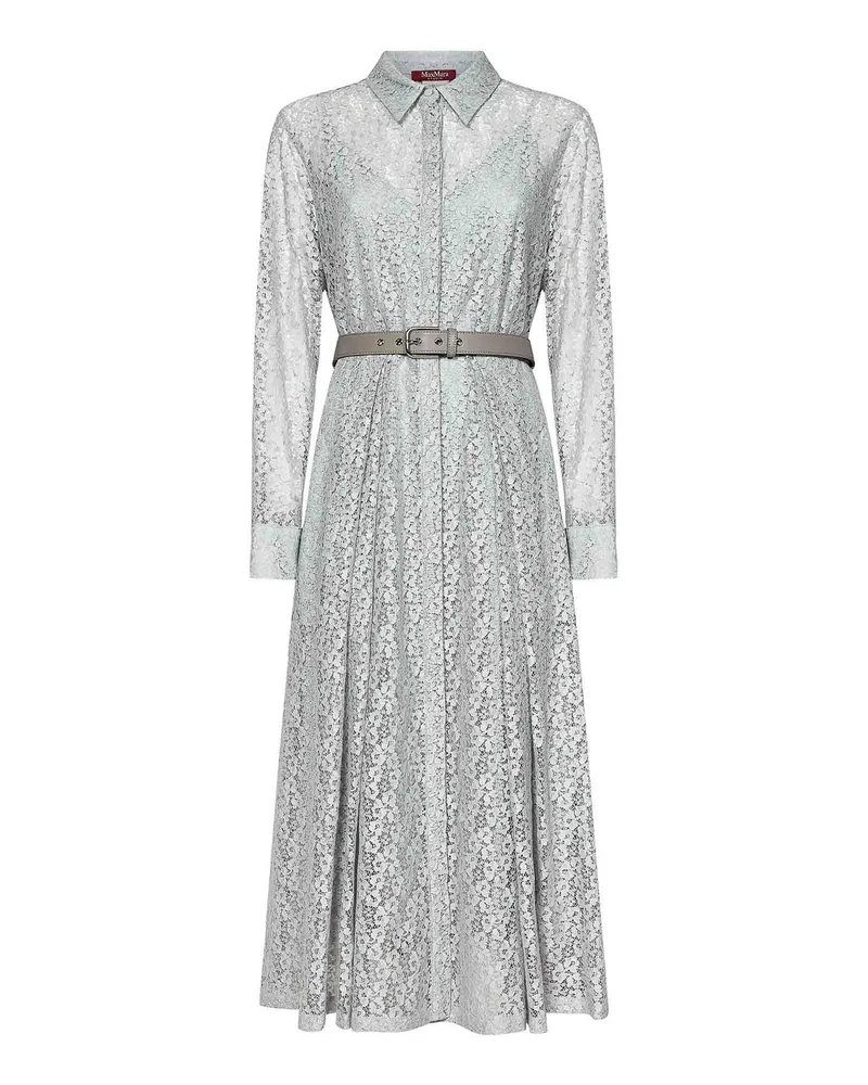 Max Mara Maxikleid - Grau Grau