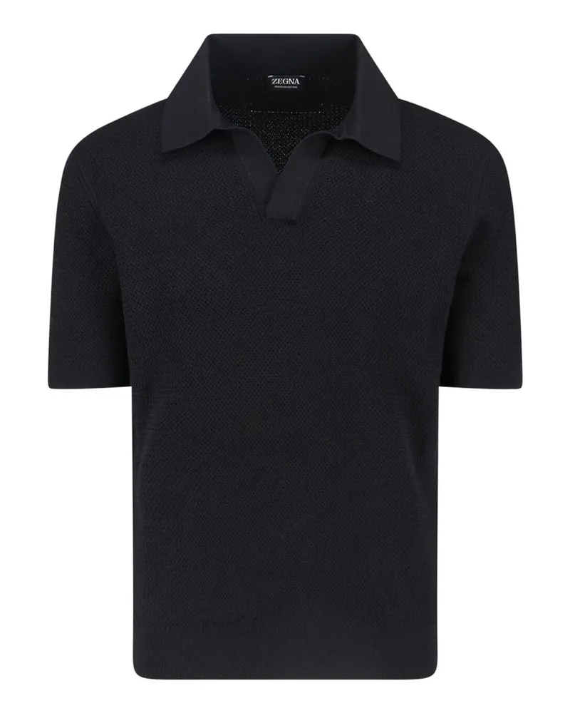 Ermenegildo Zegna Poloshirt - Schwarz Schwarz