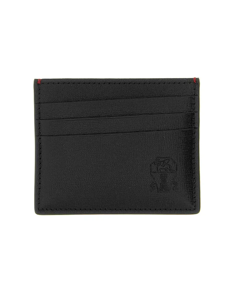 Brunello Cucinelli Portemonnaie - Schwarz Schwarz