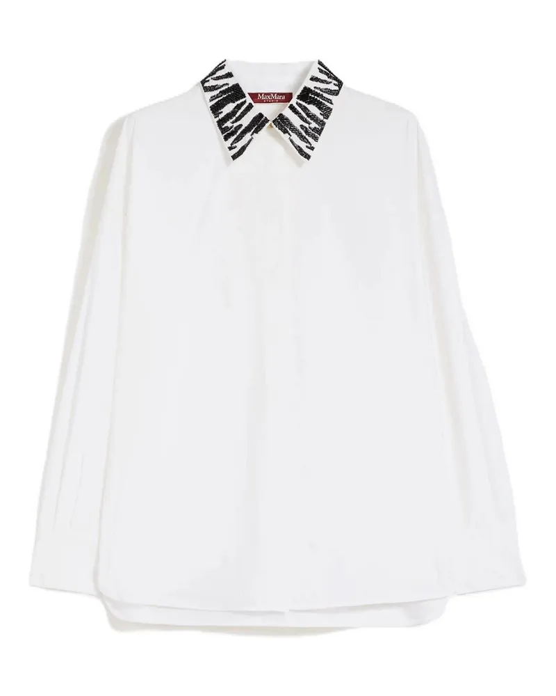 Max Mara Hemd - Weiß Weiß