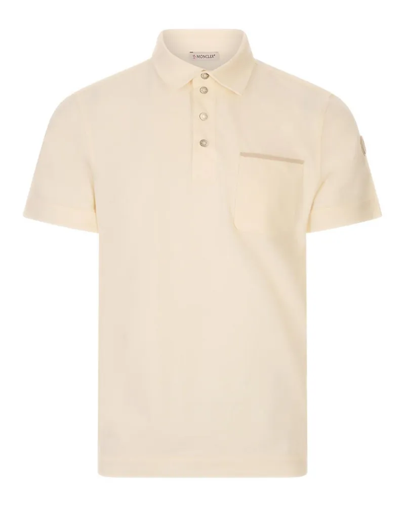 Moncler Poloshirt - Weiß Weiß
