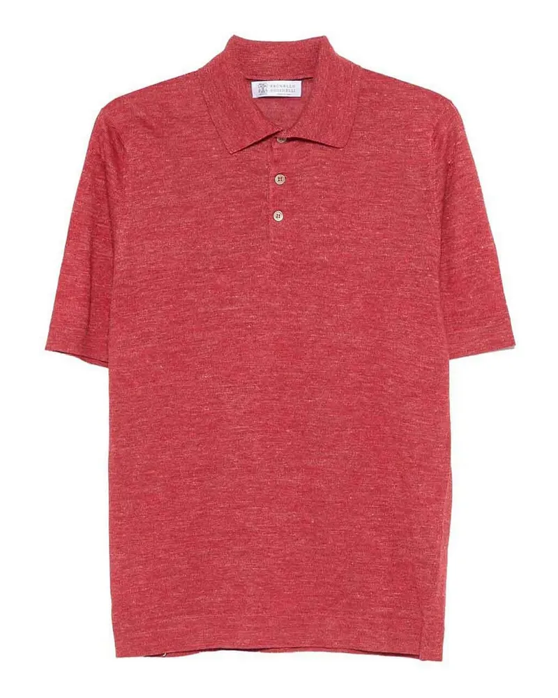Brunello Cucinelli Poloshirt - Rot Rot