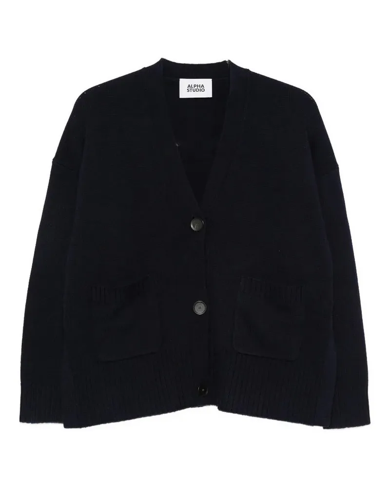 Alpha Studio Cardigan - Blau Blau