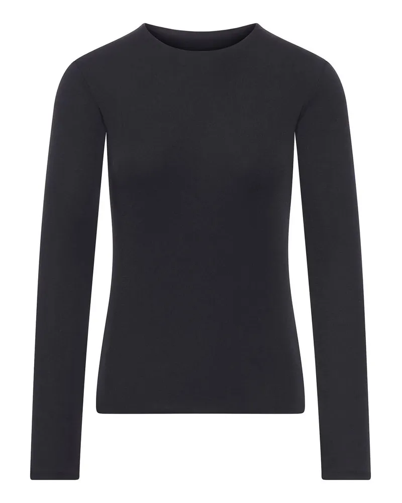 Jil Sander Rundhalspullover - Schwarz Schwarz