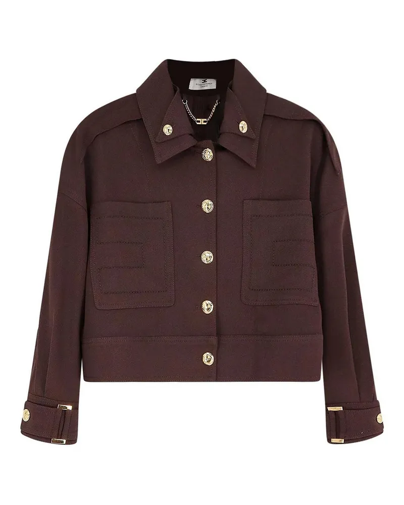 Elisabetta Franchi Casualjacke - Braun Braun