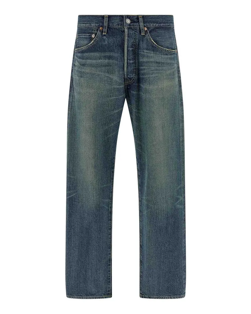 Junya Watanabe Straight Leg Jeans - Blau Blau