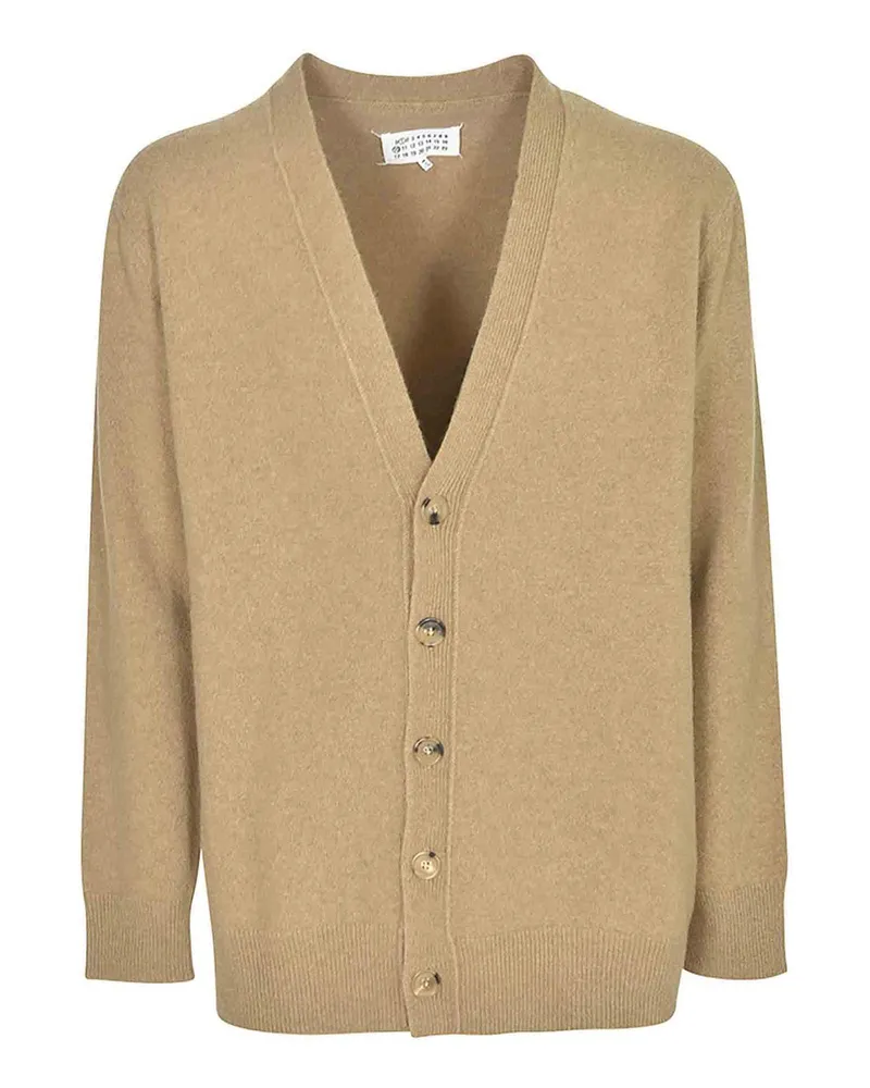 Maison Margiela Cardigan - Schwarz Beige