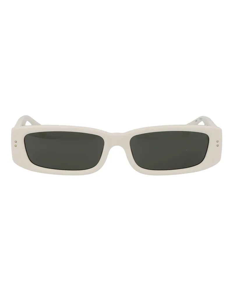 Linda Farrow Sonnenbrille - Weiß Weiß