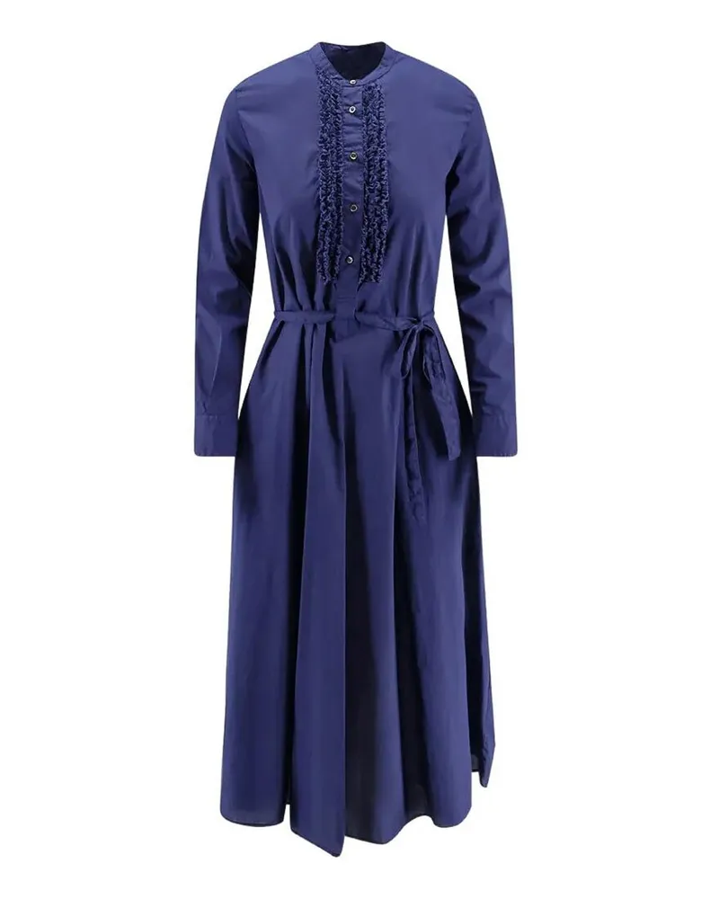 ASPESI Knielanges Kleid - Blau Blau