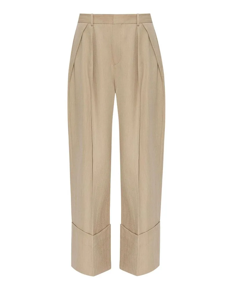 Victoria Beckham Casual Hose - Beige Beige