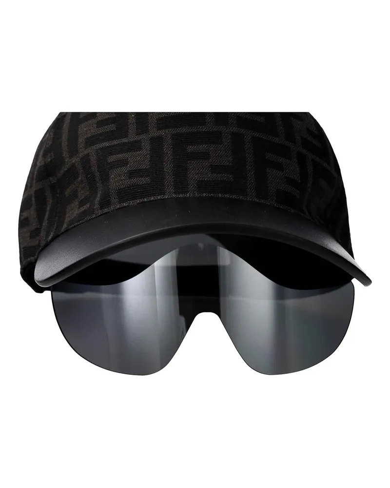 Fendi Sonnenbrille - Schwarz Schwarz
