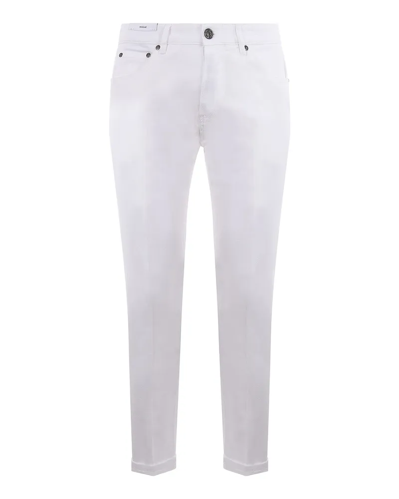 PT TORINO Straight Leg Jeans - Weiß Weiß