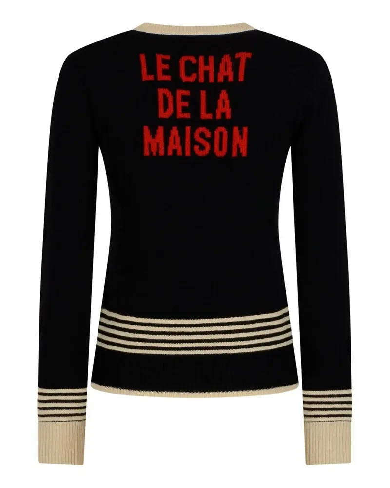 Valentino Garavani Rundhalspullover - Schwarz Schwarz