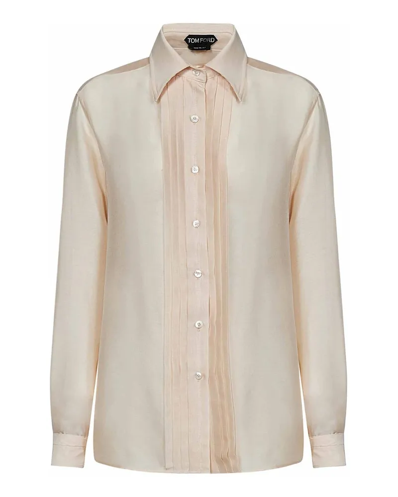 Tom Ford Hemd - Beige Beige