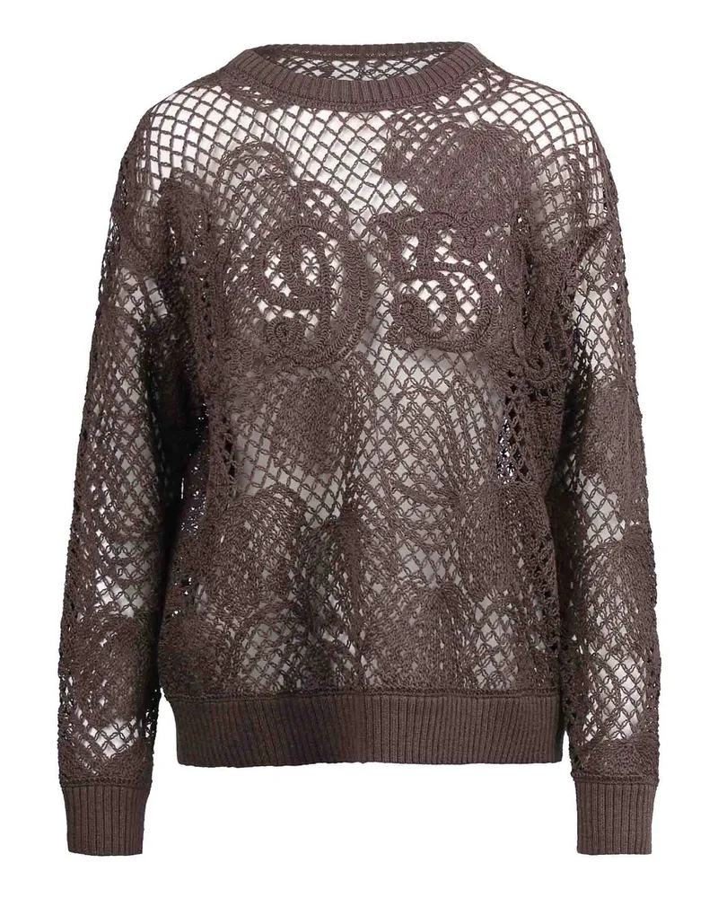 Max Mara U-Boot-Pullover - Braun Braun
