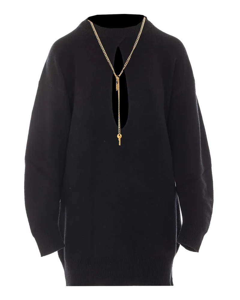 Elisabetta Franchi Kurzes Kleid - Schwarz Schwarz