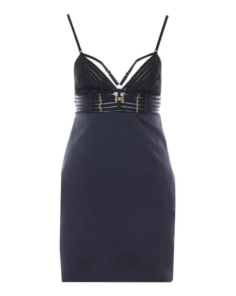 Elisabetta Franchi Kurzes Kleid - Schwarz Schwarz