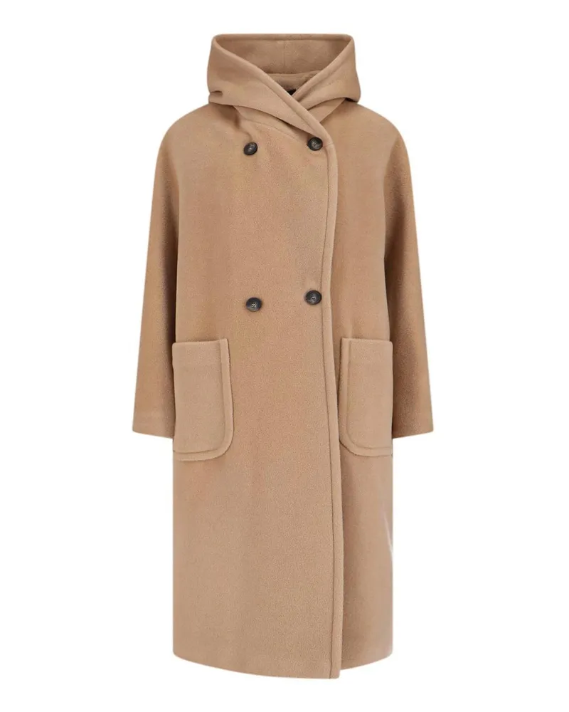 Tagliatore Knielanger Mantel - Braun Braun