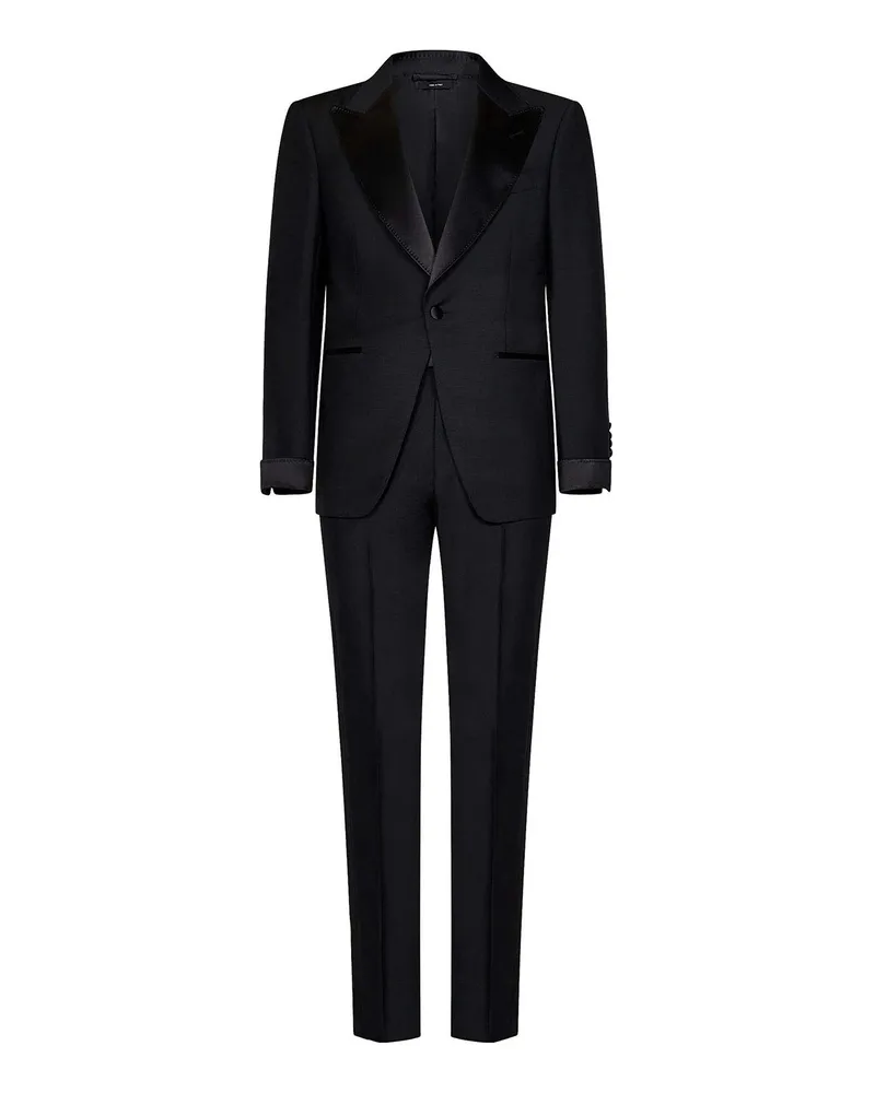 Tom Ford Eleganter Anzug - Schwarz Schwarz