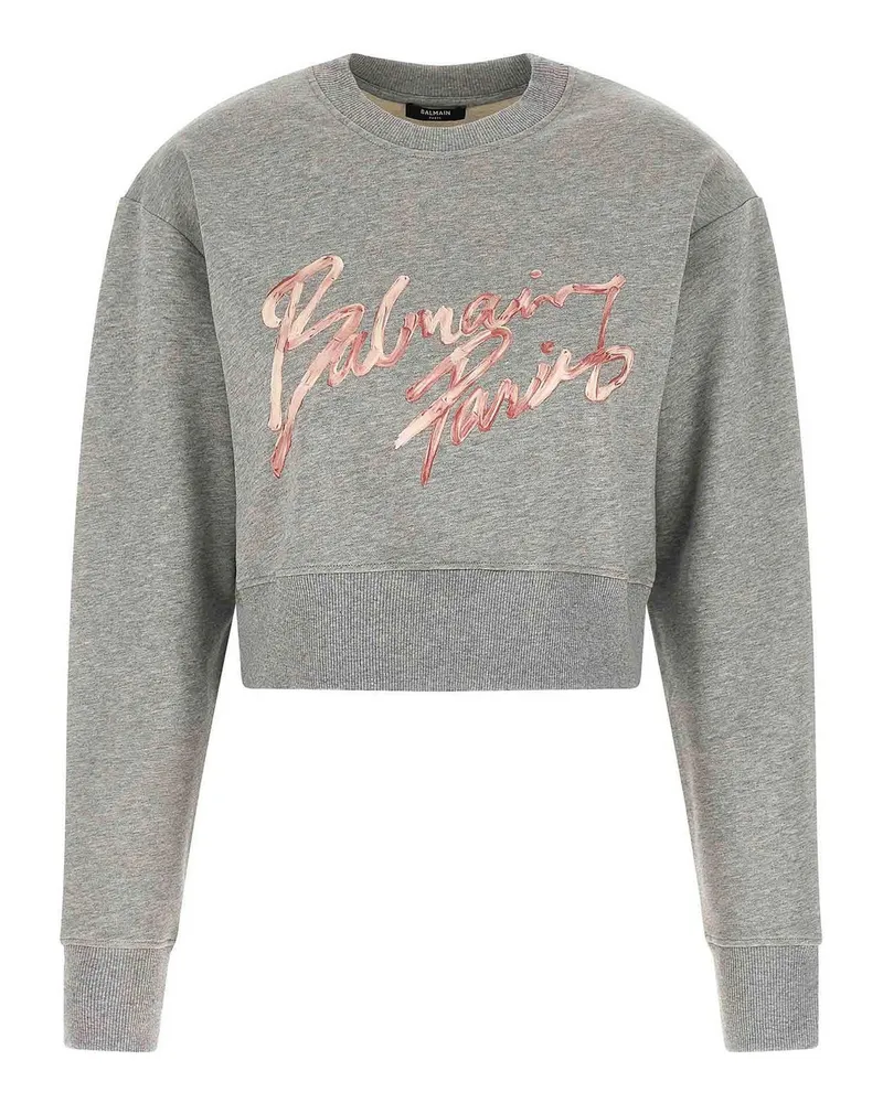 Balmain Sweatshirt - Grau Grau
