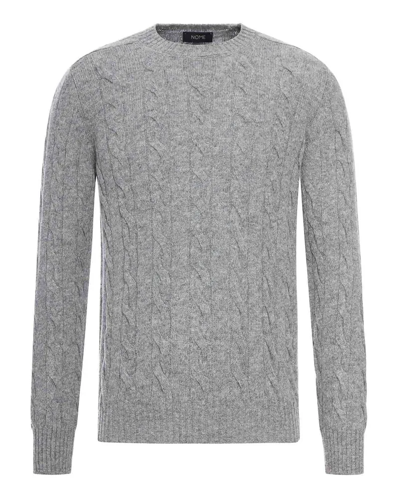 Gran Sasso Rundhalspullover - Grau Grau