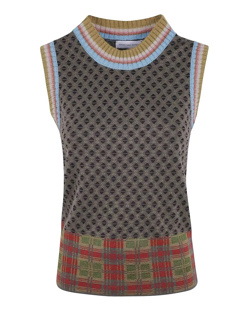 Dries van Noten Top - Grün Grün