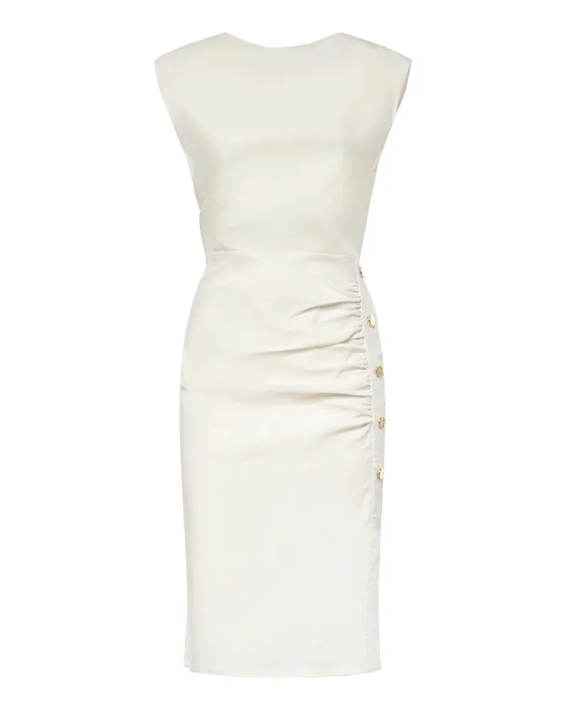Pinko Knielanges Kleid - Weiß Weiß