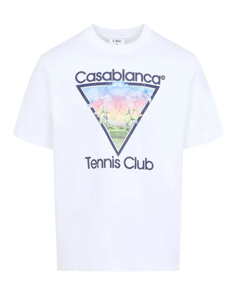 Casablanca Paris T-Shirt - Weiß Weiß