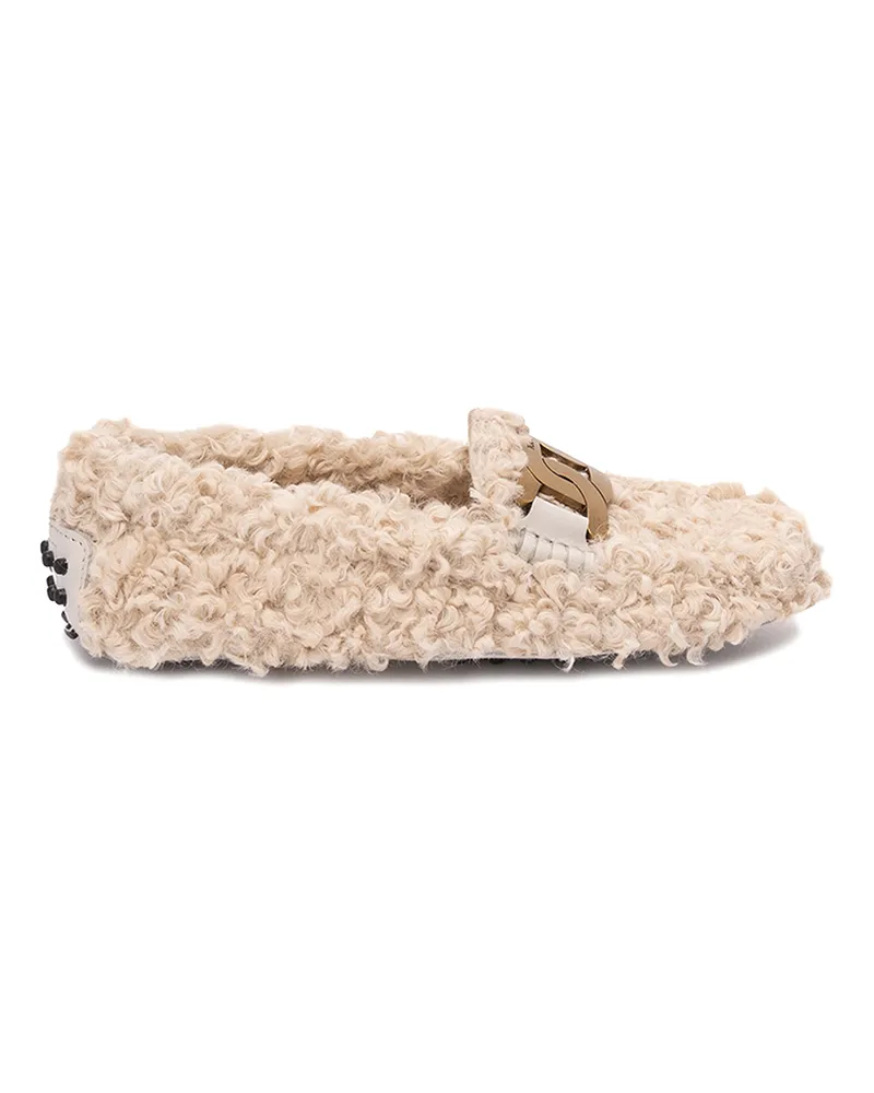 TOD'S Mokassins - Weiß Weiß