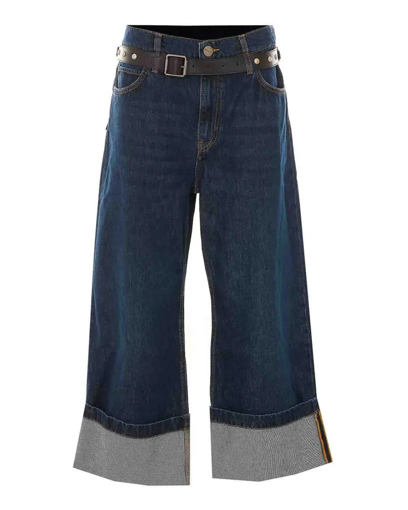 Mulberry Straight Leg Jeans - Blau Blau