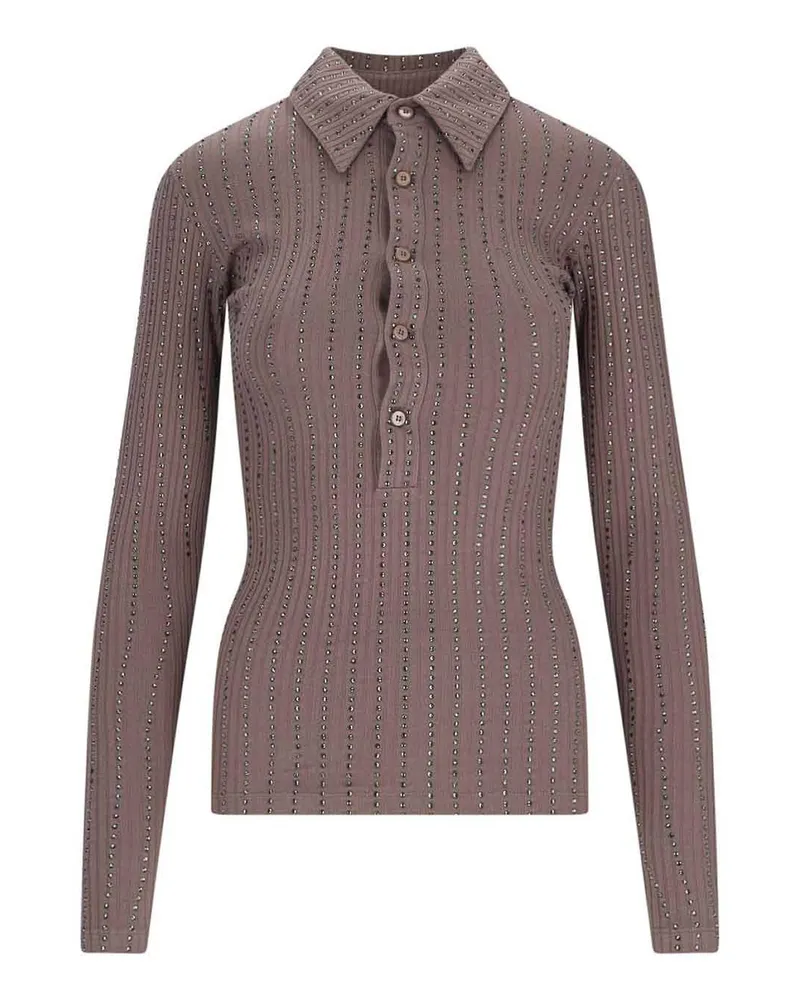 ATTICO Poloshirt - Braun Braun