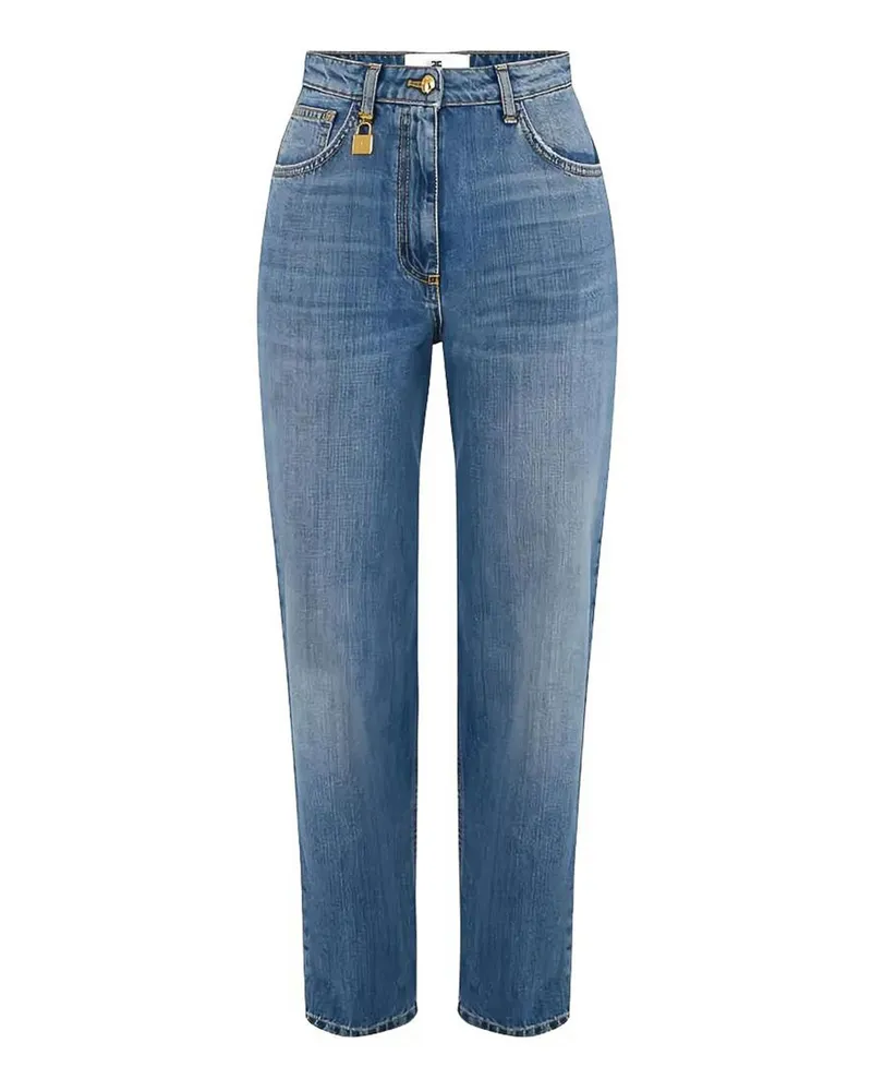 Elisabetta Franchi Straight Leg Jeans - Blau Blau