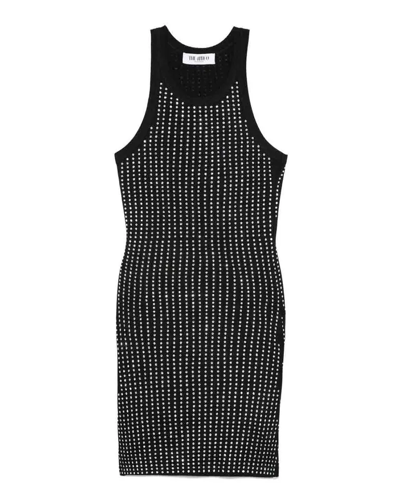 ATTICO Maxikleid - Schwarz Schwarz