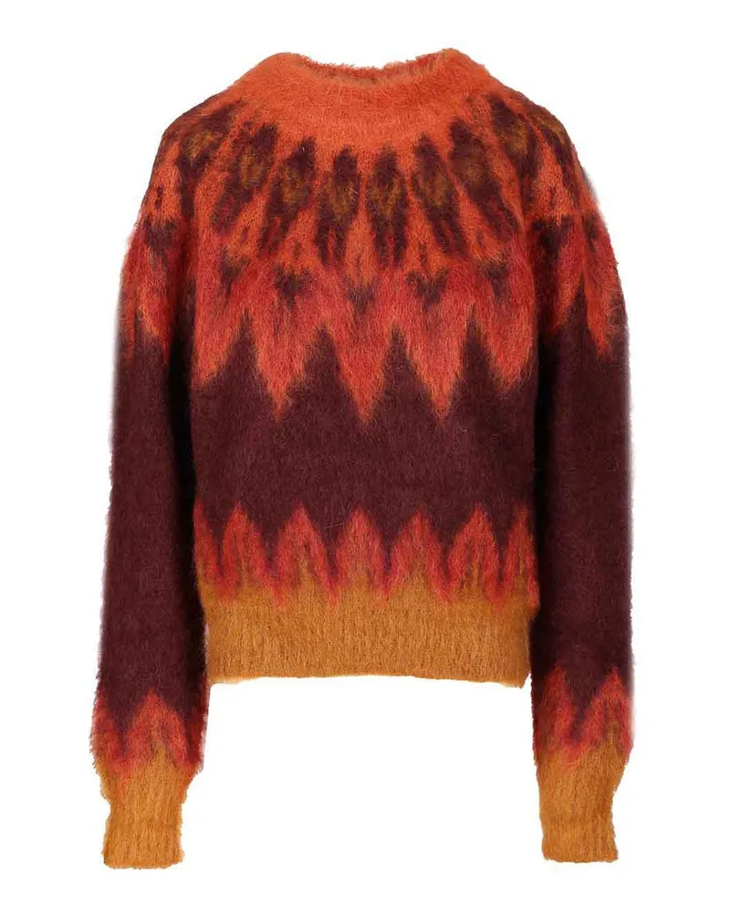 Étoile Isabel Marant Rundhalspullover - Dunkelrot Dunkelrot