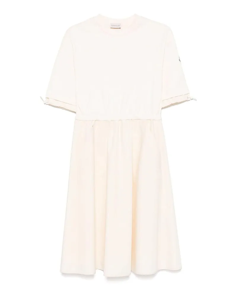 Moncler Knielanges Kleid - Weiß Weiß