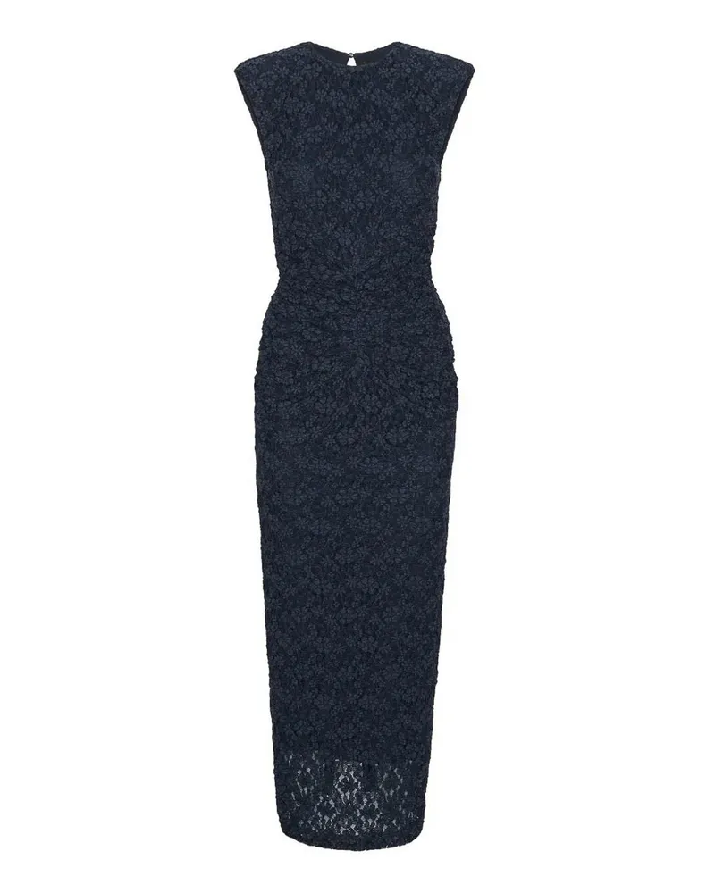 ROTATE Birger Christensen Knielanges Kleid - Blau Blau
