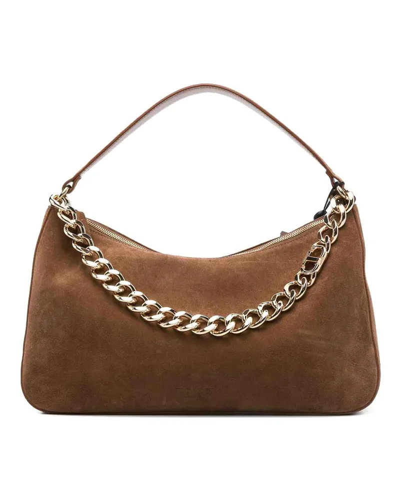Twin-Set Schultertasche - Braun Braun