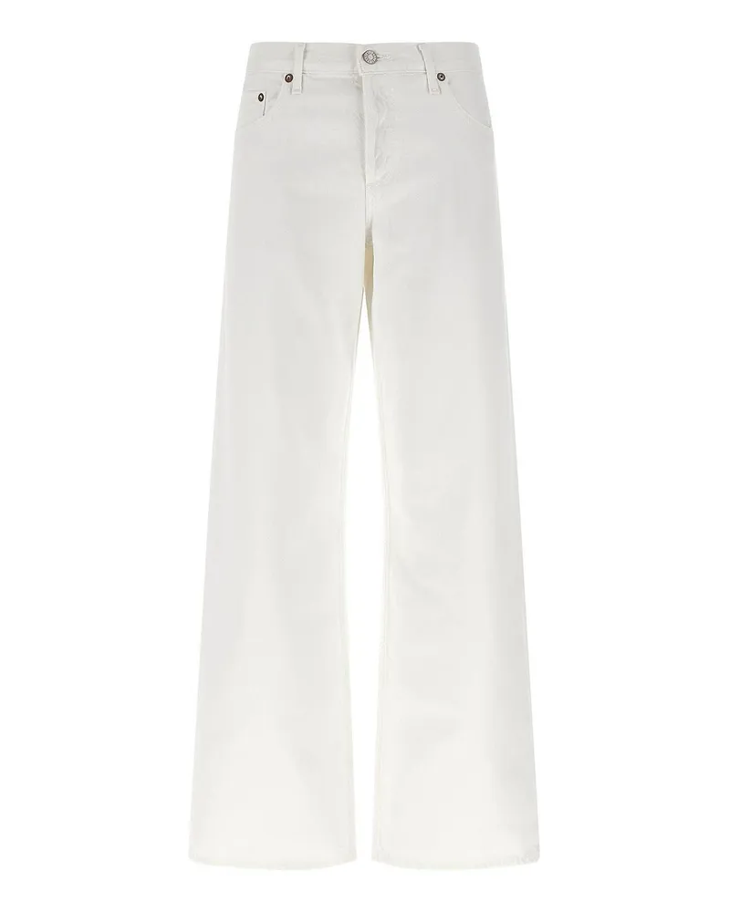 AGOLDE Straight Leg Jeans - Weiß Weiß