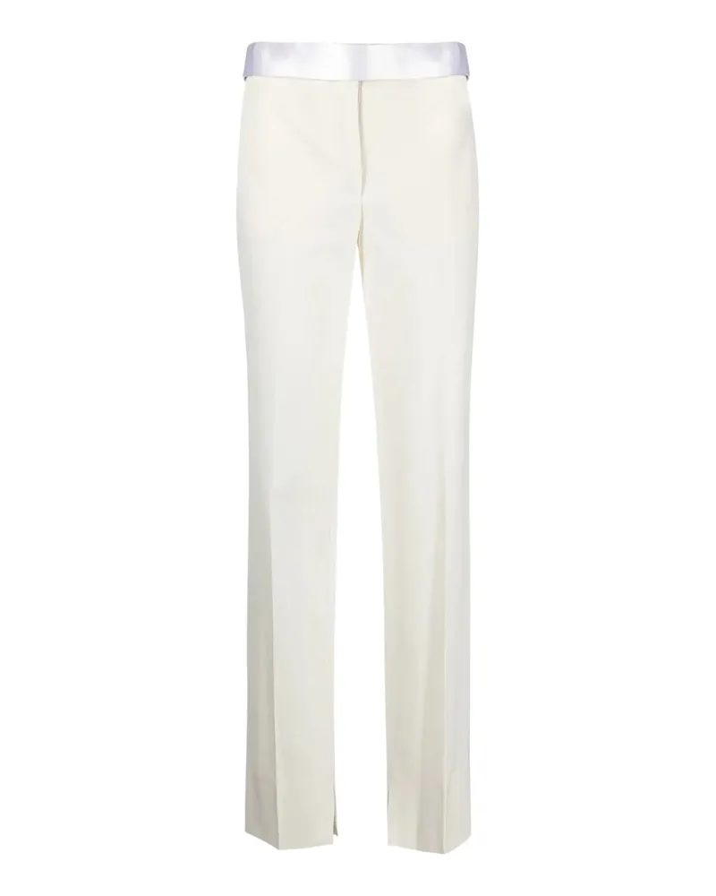 Stella McCartney Formale Hose - Creme Creme