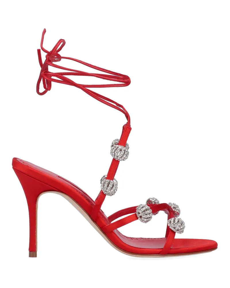 Manolo Blahnik Sandalen - Rot Rot